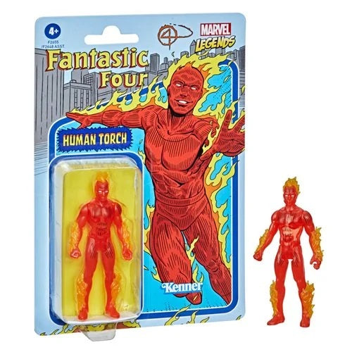 Marvel Legends Retro 375 Series – Human Torch 3.75-Inch Collectible Action Figure (UPC: 5010993842629)