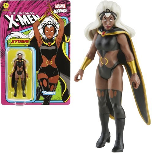 Figura de acción de 3,75 pulgadas Storm de la colección Marvel Legends Retro 375 (UPC: 5010993848874)