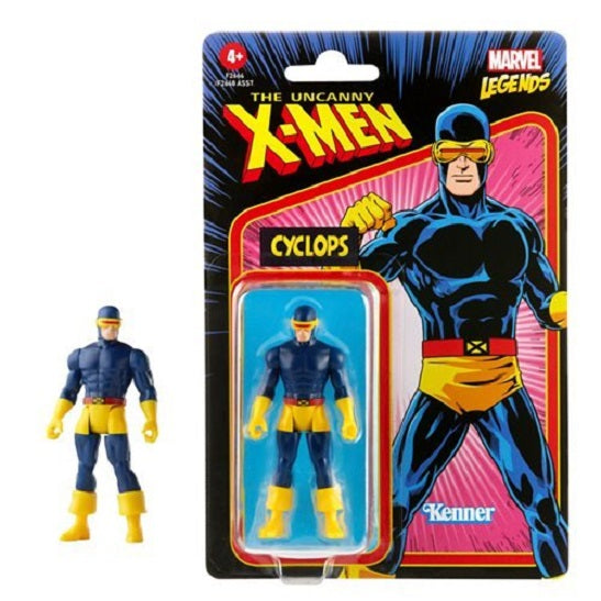 Marvel Legends Retro Cyclops 3.75-Inch Action Figure (UPC: 5010993848904)