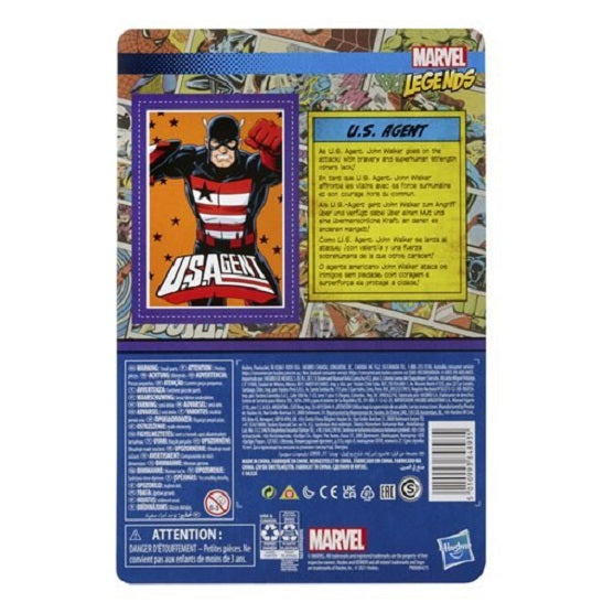 Marvel Legends Retro 375 Collection U.S.Agent 3.75-Inch Action Figure (UPC: 5010993848935)