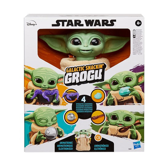 Star Wars – Galactic Snackin’ Grogu Animatronic Toy Figure (UPC/EAN: 5010993856909)