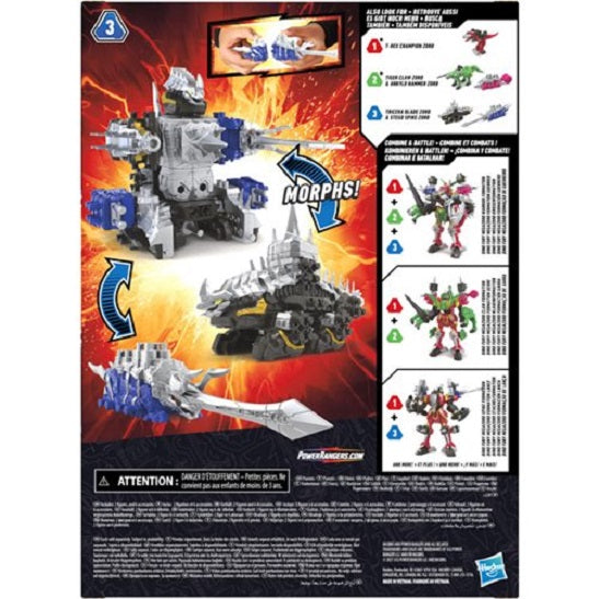 Power Rangers Dino Fury – Set de Zords Tricera Blade y Stego Spike (UPC: 5010993858323)