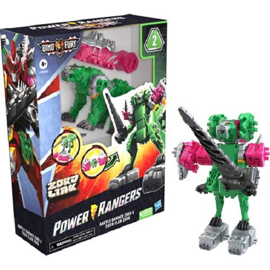 Power Rangers Dino Fury – Set Zord Martillo Ankylo y Garra de Tigre (UPC: 5010993858330)