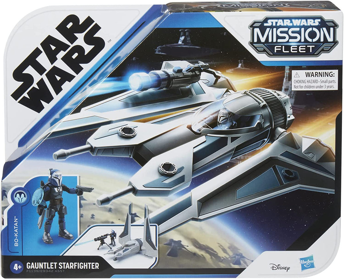 Star Wars Mission Fleet – Caza estelar Gauntlet de Bo-Katan (UPC: 5010993906055)
