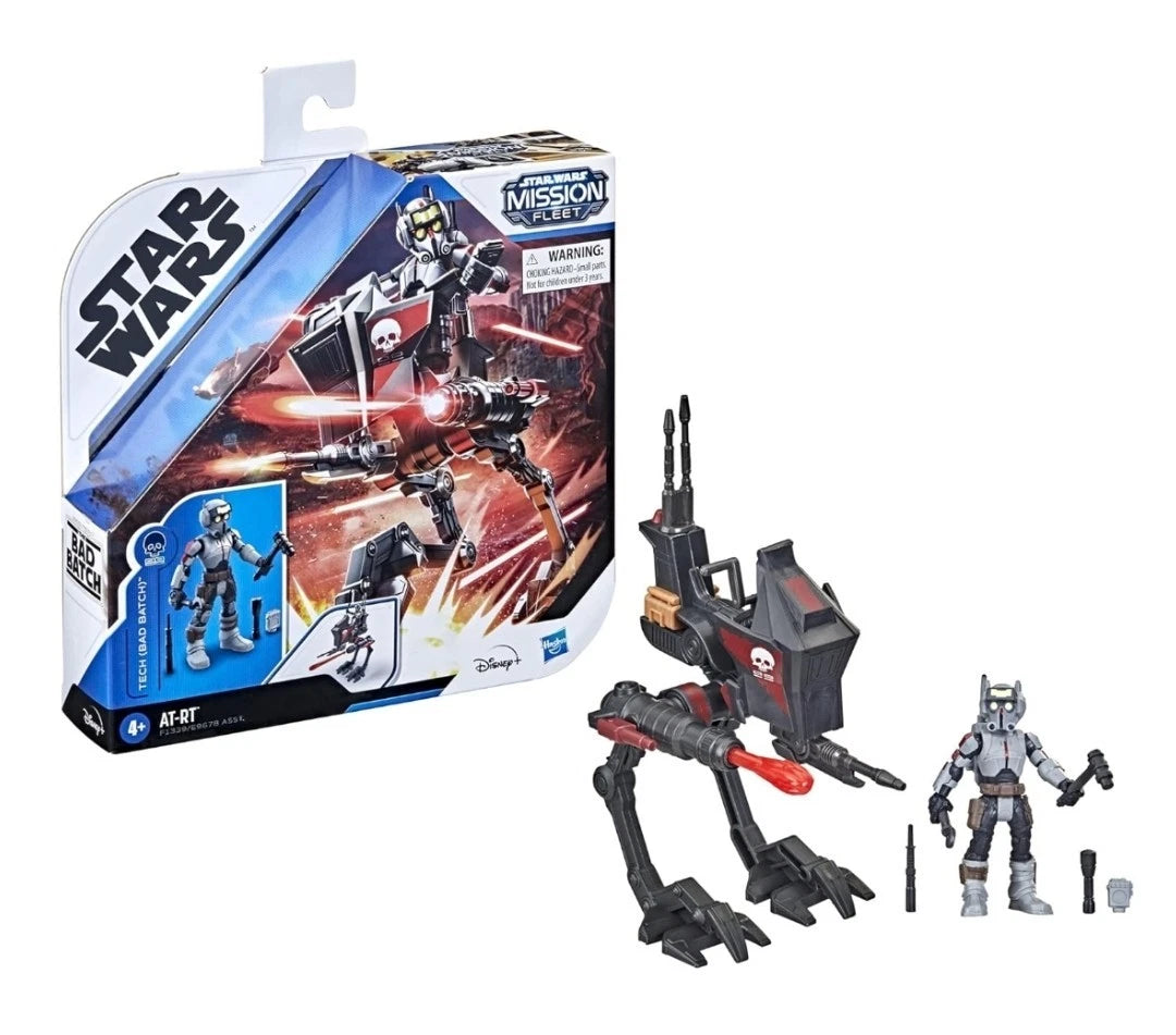 Hasbro Star Wars Mission Fleet Bad Batch AT-RT Tech Figure