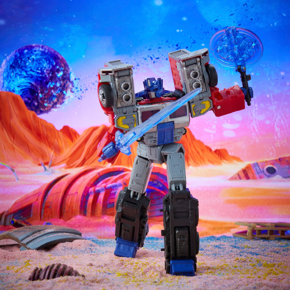 Transformers Generations Legacy Series Leader G2 Universe Laser Optimus Prime-8