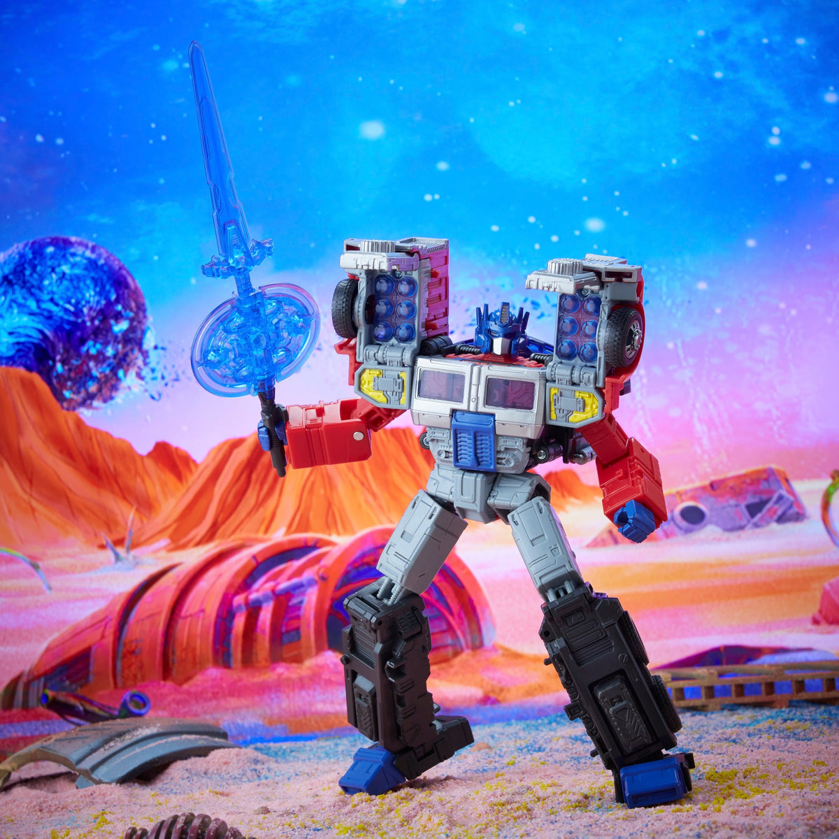 Transformers Generations Legacy Series Leader G2 Universe Laser Optimus Prime-9