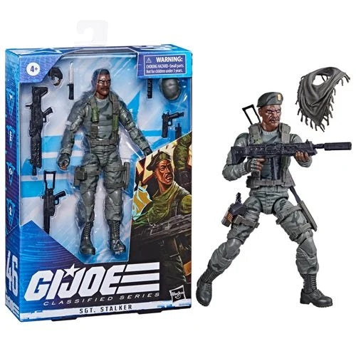 G.I. Joe Classified Series – Sgt. Stalker (Lonzo Wilkinson) 6" Action Figure (#46)-1