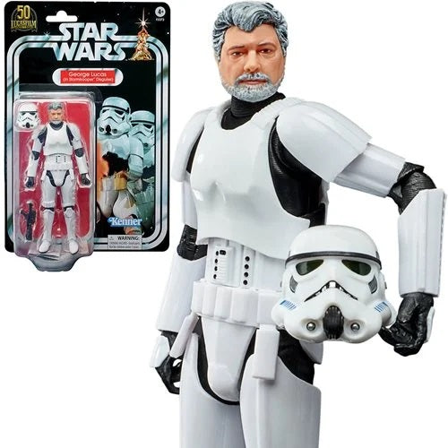 Star Wars The Black Series – George Lucas (in Stormtrooper Disguise) 6-Inch Action Figure (UPC: 5010993954247)