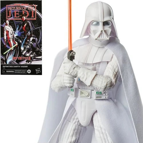 Star Wars The Black Series Infinities Darth Vader (Blanco) Figura de acción de 6 pulgadas (UPC: 5010993962877)