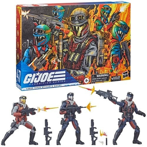 G.I. Joe Classified Series – Cobra Vipers & Officer Troop Builder Pack (UPC: 5010993963355)