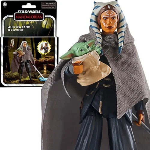 Star Wars The Vintage Collection – Set de figuras de lujo Ahsoka Tano y Grogu de 3.75" (UPC: 5010993964970)