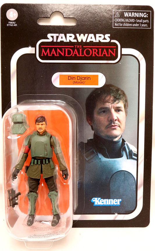 Star Wars The Vintage Collection – Din Djarin (Morak) 3.75-Inch Action Figure (UPC: 5010993992188)
