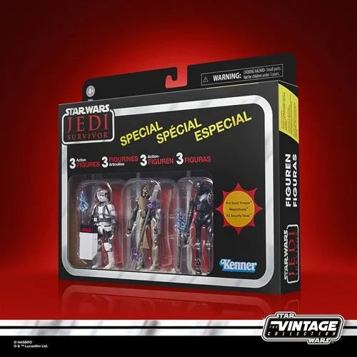 Star Wars The Vintage Collection – Gaming Greats: Jedi Survivor 3‑Pack (UPC: 5010994144982)