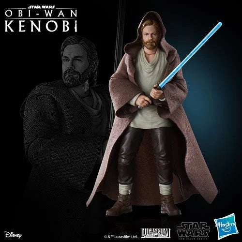 Star Wars – The Black Series: Obi‑Wan Kenobi (Wandering Jedi) 6-Inch Figure