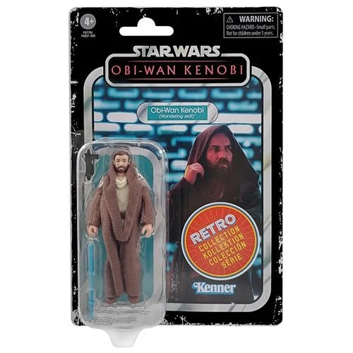 Star Wars The Retro Collection – Obi-Wan Kenobi (Jedi Errante) Figura de acción de 3.75 pulgadas (UPC: 5010994152338)