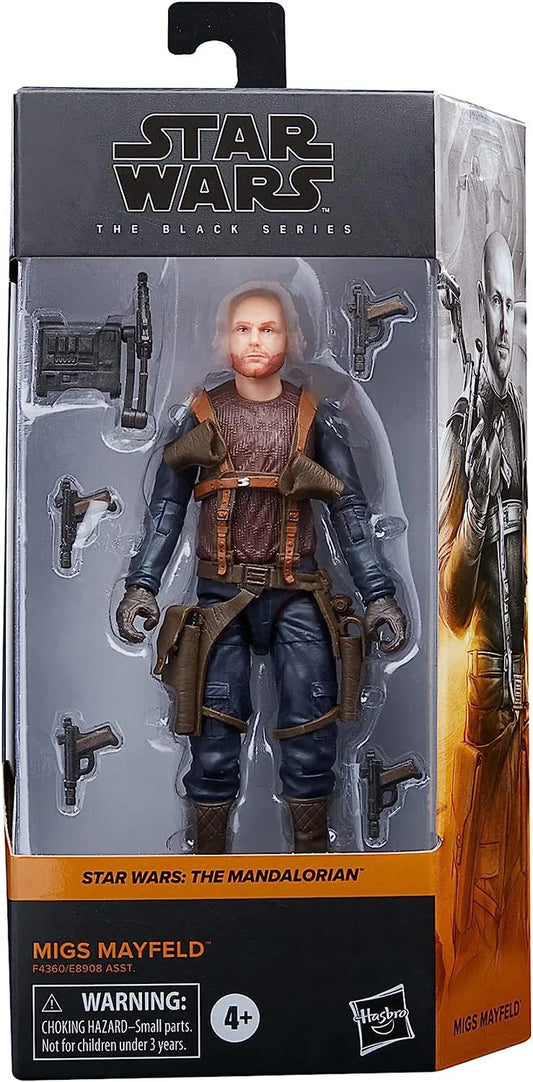 Star Wars The Black Series #27 The Mandalorian Migs Mayfeld 6” Action Figure