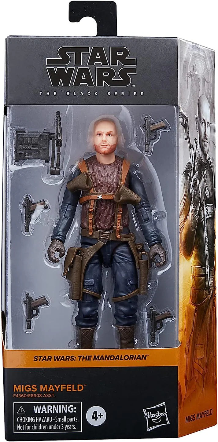 Star Wars The Black Series #27 The Mandalorian Migs Mayfeld 6” Action Figure-1