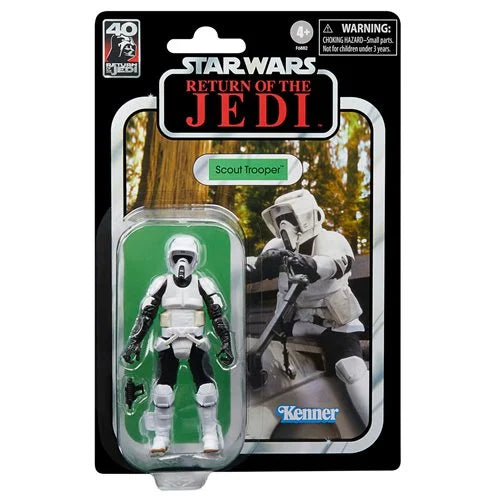Star Wars The Vintage Collection – Return of the Jedi Speeder Bike Vehicle with Biker Scout 3.75-Inch Figure (UPC: 5010994199333)