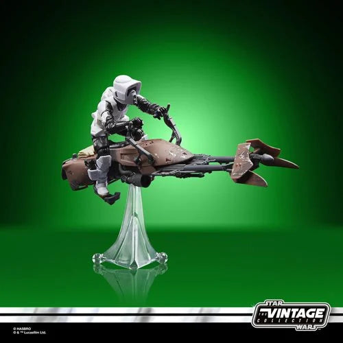Star Wars The Vintage Collection – Return of the Jedi Speeder Bike Vehicle with Biker Scout 3.75-Inch Figure (UPC: 5010994199333)