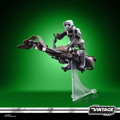 Star Wars The Vintage Collection – Return of the Jedi Speeder Bike Vehicle with Biker Scout 3.75-Inch Figure (UPC: 5010994199333)