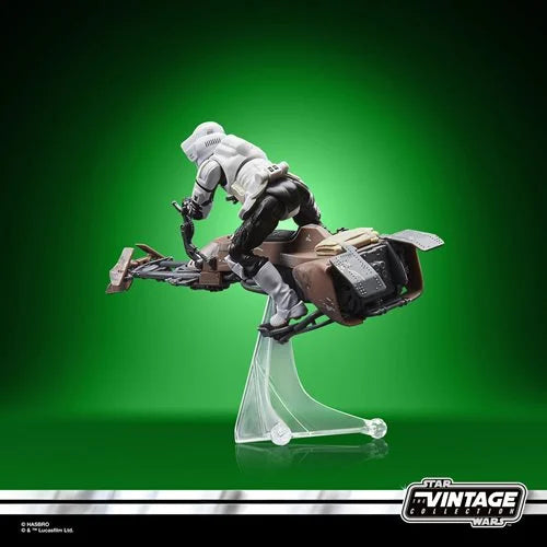 Star Wars The Vintage Collection – Return of the Jedi Speeder Bike Vehicle with Biker Scout 3.75-Inch Figure (UPC: 5010994199333)