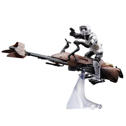 Star Wars The Vintage Collection – Vehículo Speeder Bike con figura de Biker Scout de 3,75 pulgadas de El Retorno del Jedi (UPC: 5010994199333)