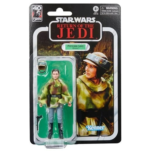 Star Wars The Black Series – Return of the Jedi 40th Anniversary Princess Leia (Endor) 6-Inch Action Figure (UPC: 5010996133168)