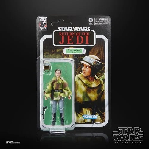 Star Wars The Black Series – Return of the Jedi 40th Anniversary Princess Leia (Endor) 6-Inch Action Figure (UPC: 5010996133168)