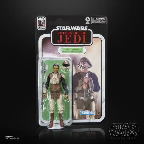 Star Wars TBS ROTJ 40th  6" Lando Calrissian (Skiff Guard) (5010996133199)