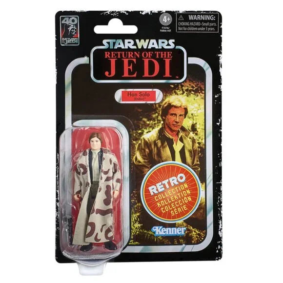 Star Wars Colección Retro – Figura de Han Solo (Endor) de 3.75 Pulgadas (UPC: 5010996137791)