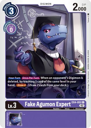 Fake Agumon Expert (EX4-052) - Alternative Being Booster-1