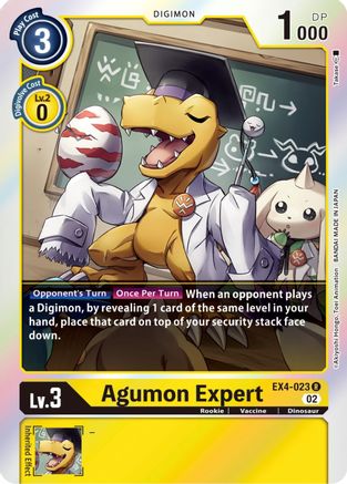 Agumon Expert (EX4-023) - Alternative Being Booster Foil-1