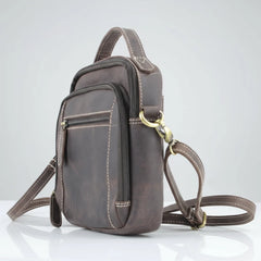Hunter Leather Bag with Top Handle-3