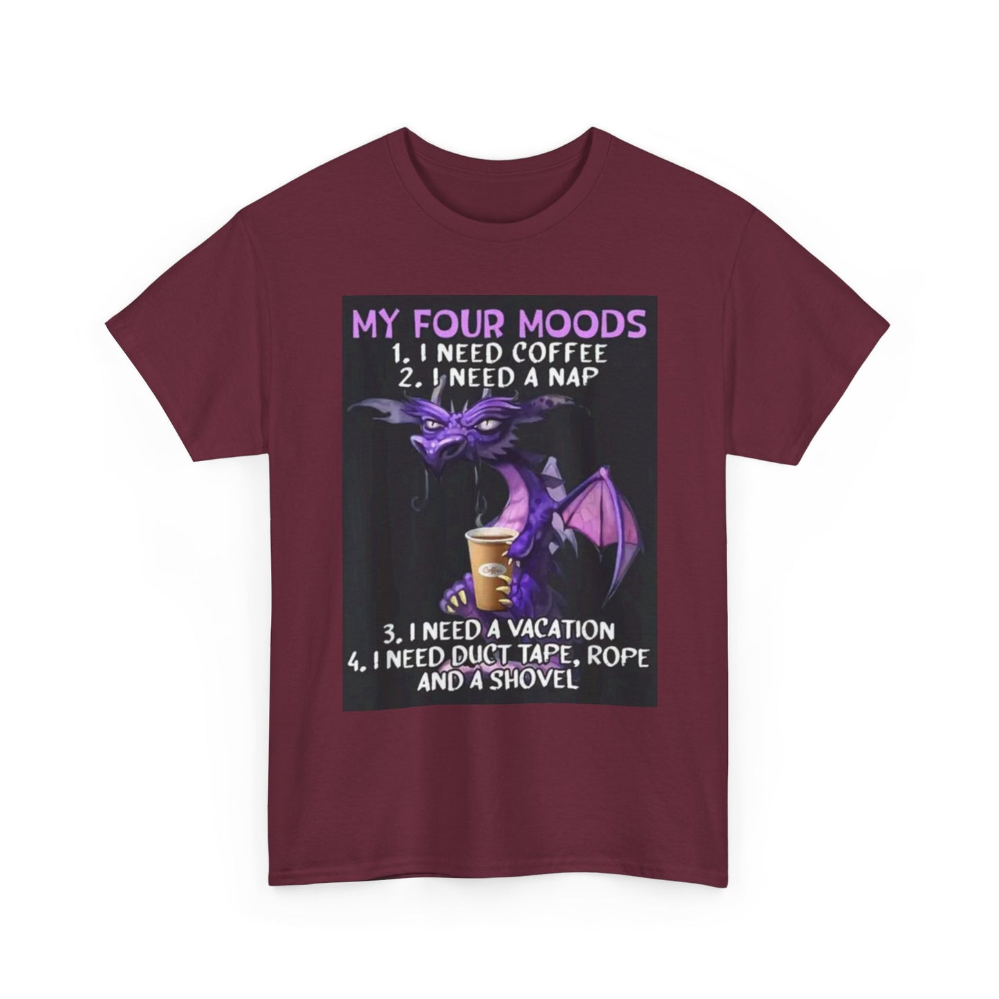 "My 4 Moods" Unisex Heavy Cotton Tee