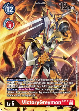 VictoryGreymon (Alternate Art) (EX4-012) - Alternative Being Booster Foil-1