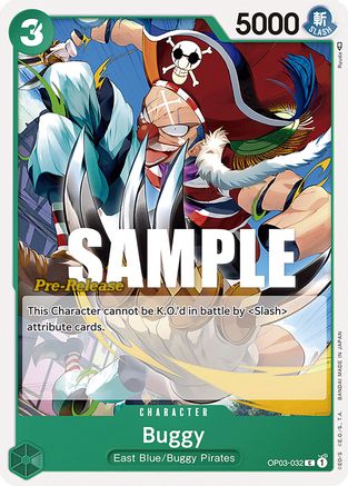 Buggy (032) (OP03-032) - Pillars of Strength Pre-Release Cards-1