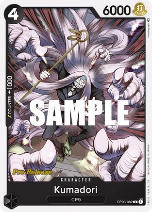 Kumadori (OP03-082) - Pillars of Strength Pre-Release Cards-1