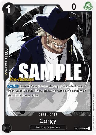 Corgy (OP03-083) - Pillars of Strength Pre-Release Cards-1
