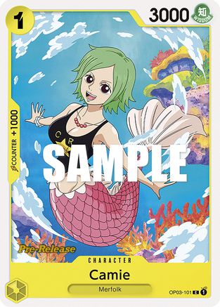 Camie (OP03-101) - Pillars of Strength Pre-Release Cards-1