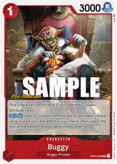 Buggy (008) (OP03-008) - Pillars of Strength Pre-Release Cards-1