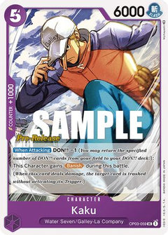 Kaku (OP03-059) - Pillars of Strength Pre-Release Cards-1