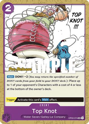 Top Knot (OP03-074) - Pillars of Strength Pre-Release Cards-1