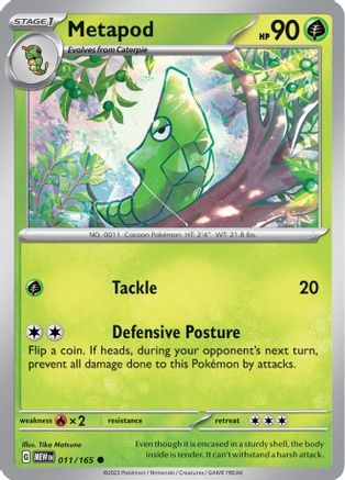 Metapod 11 - SV Scarlet & Violet 151-1
