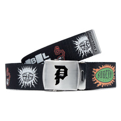 Primitive X Sublime 'Freedom Web' Belt - Black-1