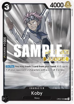 Koby (Judge) (OP02-098) - One Piece Promotion Cards Foil-1