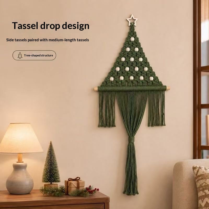 Christmas Hand-knitted Christmas Tree Ornament-2