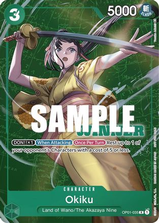 Okiku (Winner Pack Vol. 4) (OP01-035) - One Piece Promotion Cards Foil-1