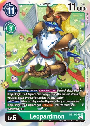 Leopardmon (BT13-056) - Versus Royal Knights Foil-1