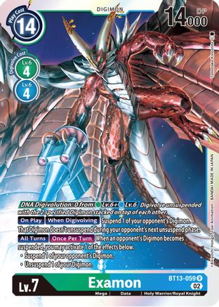 Examon (BT13-059) - Versus Royal Knights Foil-1